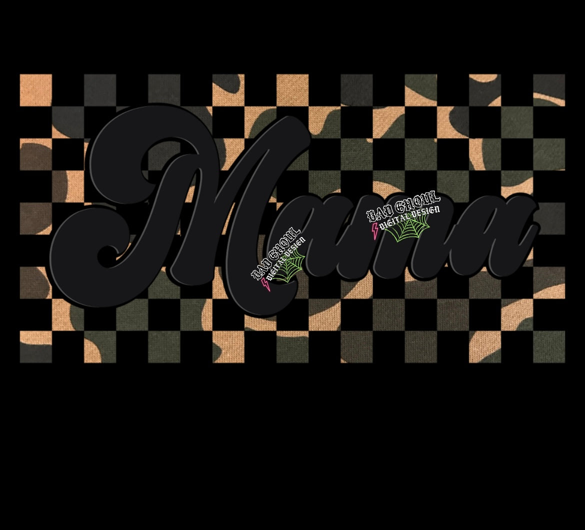 Camo Mama PNG Download