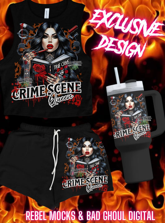 EXCLUSIVE Crime Scene Queen PNG Download