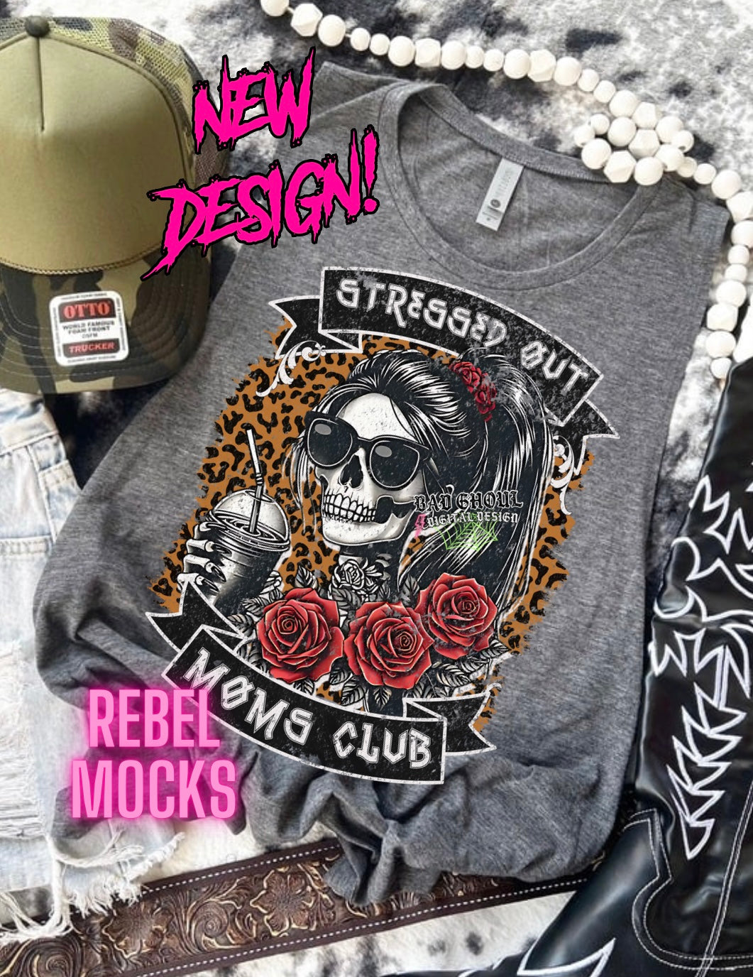 Stressed Out Moms Club PNG download