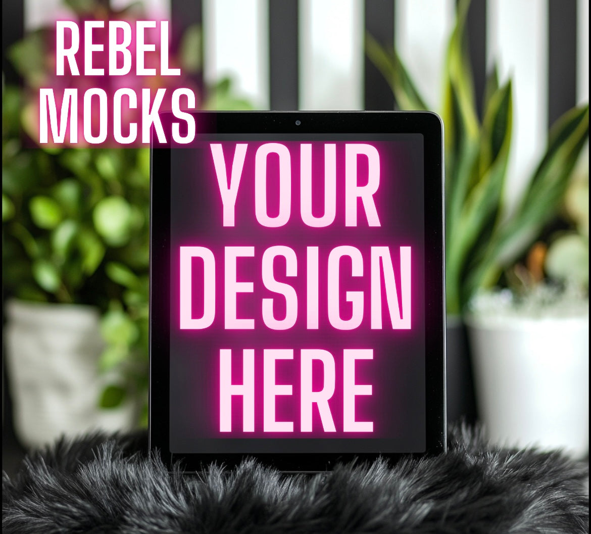 Ipad Flat Lay Mock Up – Rebel Mocks & Badghoul Digital