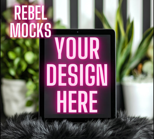 Ipad  Flat Lay Mock Up