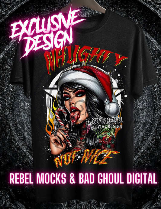 Exclusive Naughty Not Nice PNG DOWNLOAD