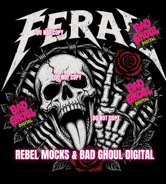 FERAL | Black Fabric|PNG DOWNLOAD