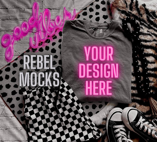 CC Pepper Trendy Flat Lay Mock up
