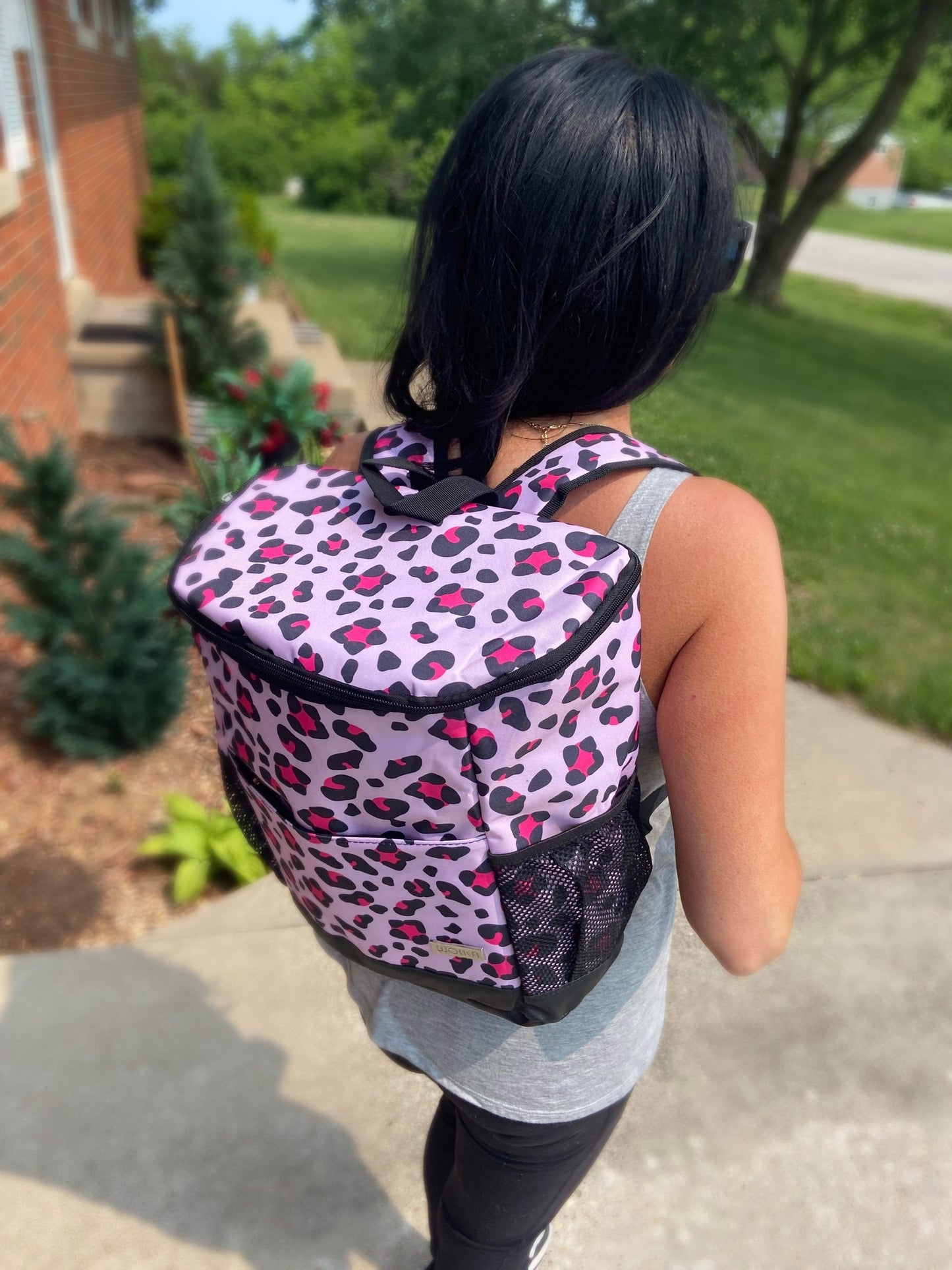 Backpack Cooler Leopard