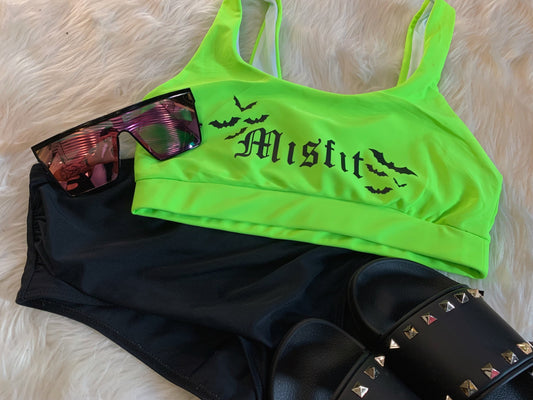 Misfit Lime Green Bikini