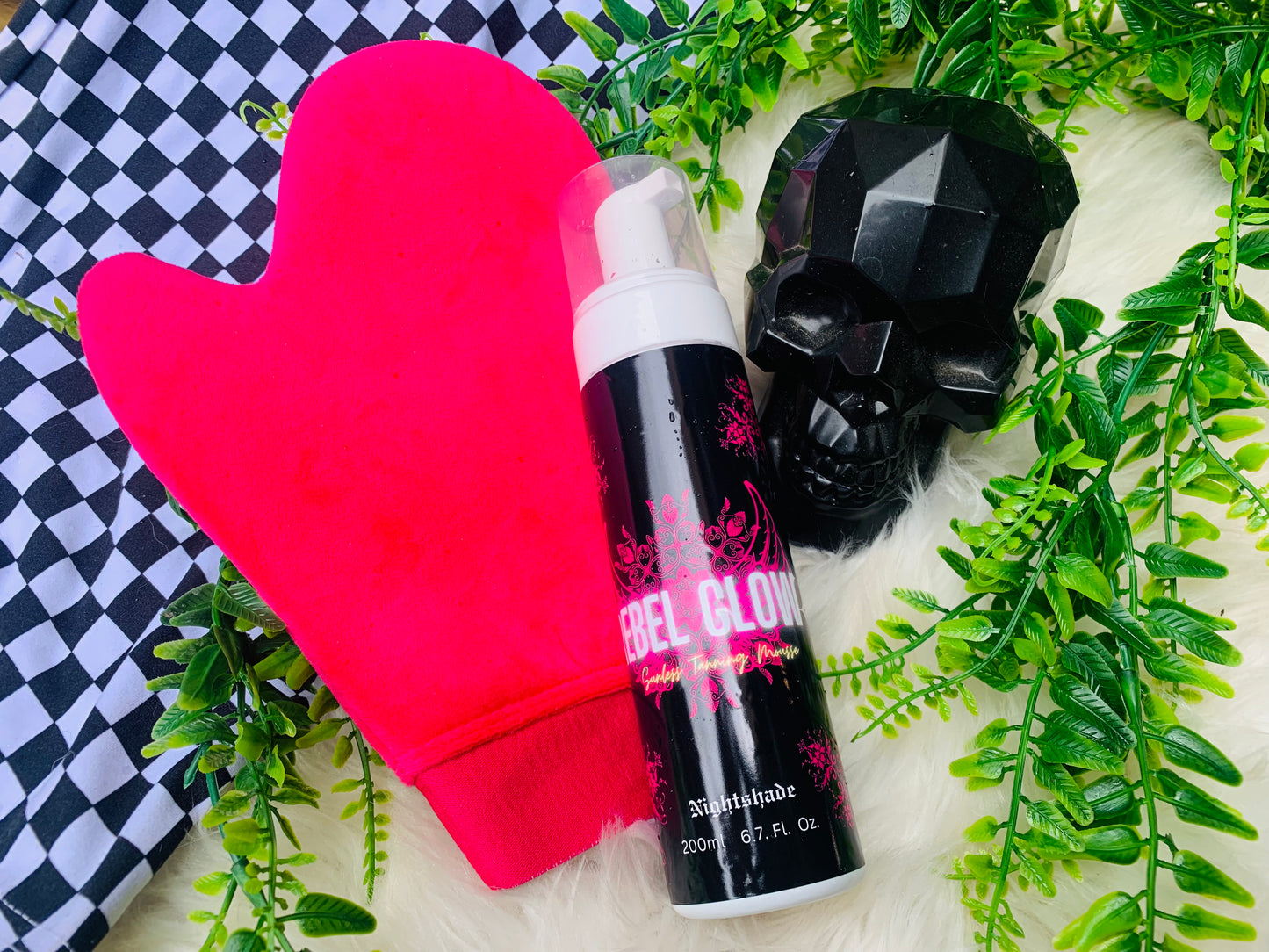 Rebel Glow Tanning Mousse and Mitt