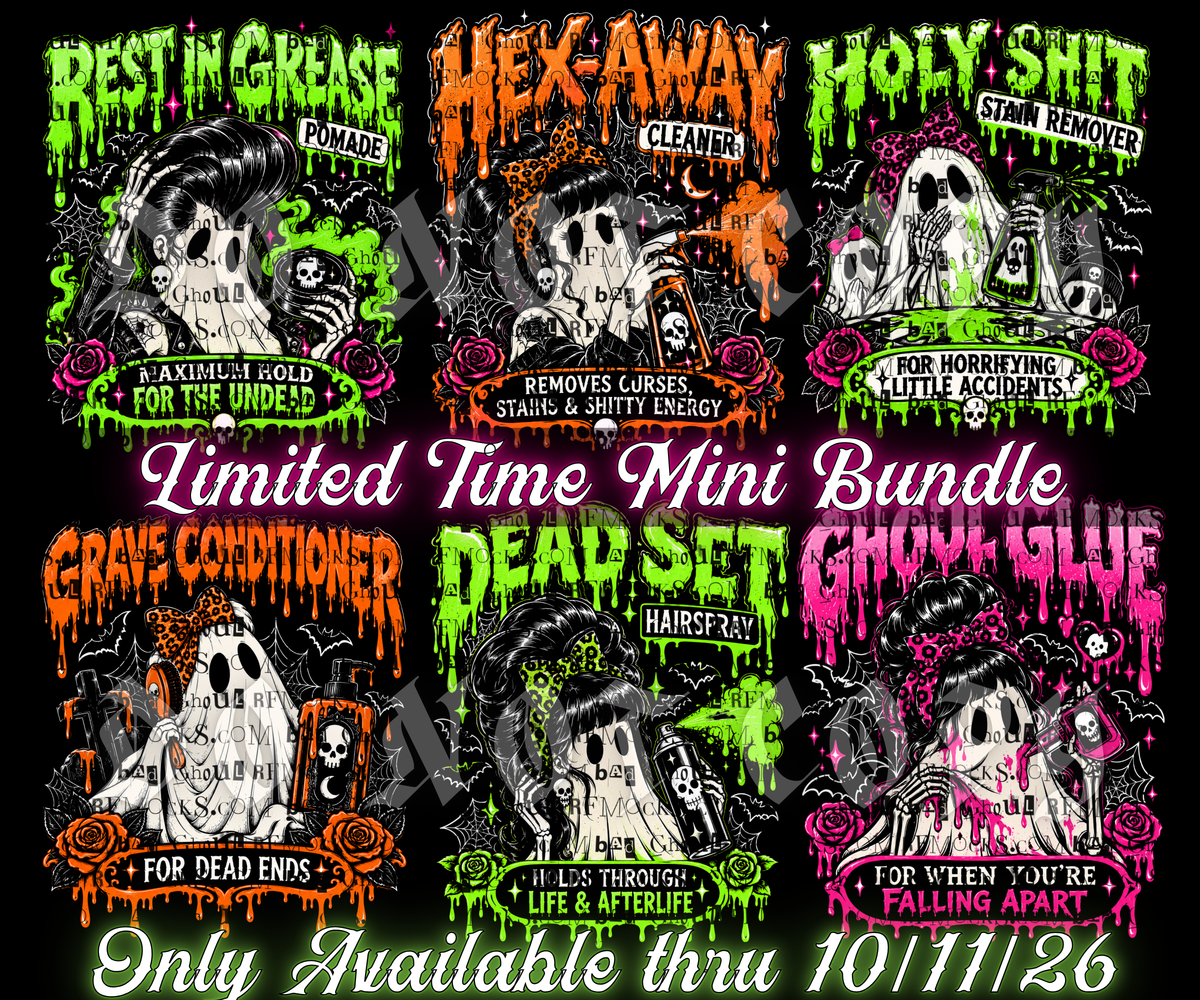 Hex Away Cleaner | Limited Time Mini Bundle | PNG DOWNLOAD BLACK FAB ONLY