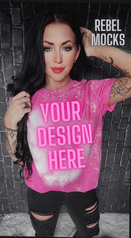 Heliconia Softstyle Bleach Alternative Mock Up IRL