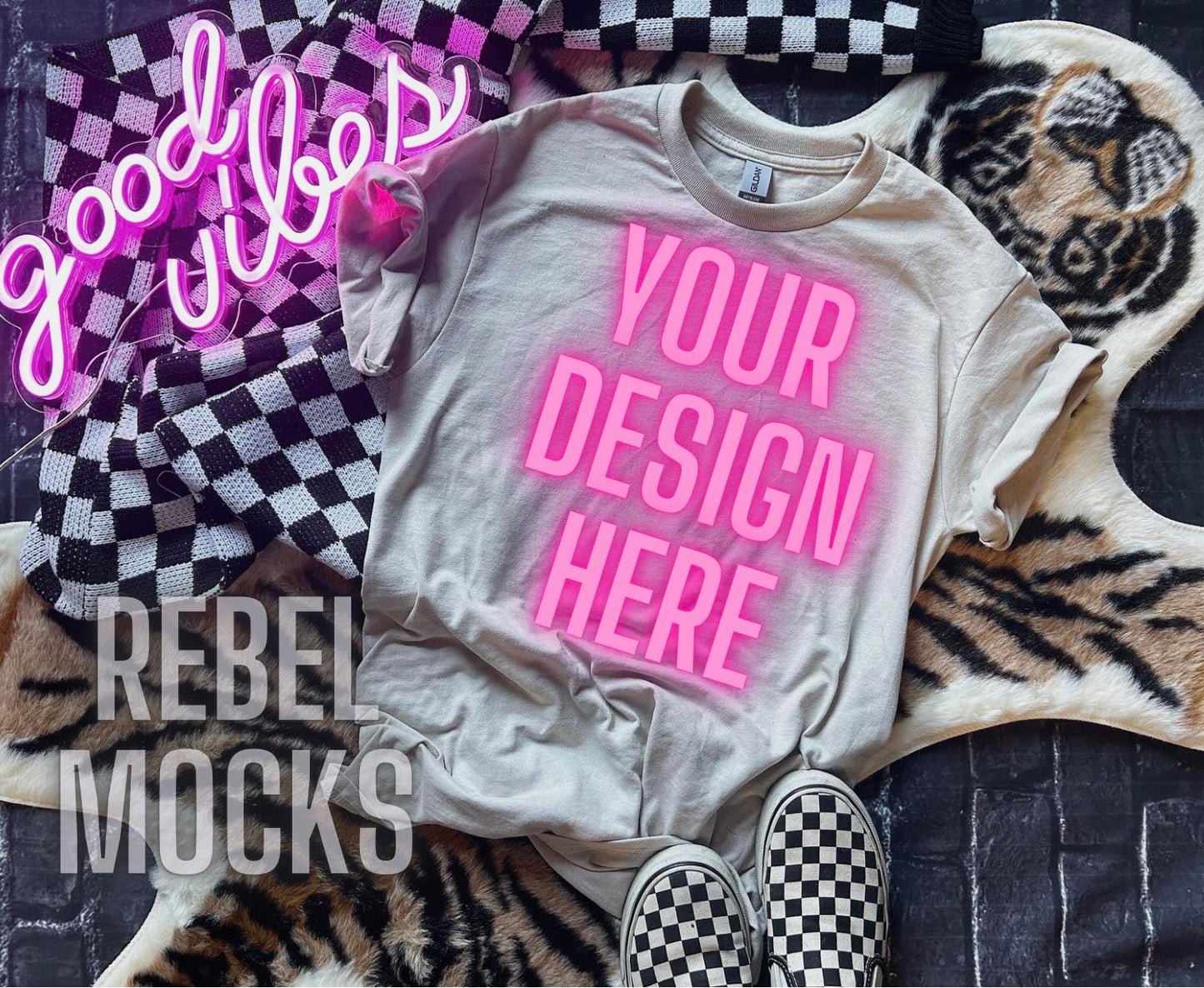 Bundle SAND Flat Lat Mock Up 2 Mocks Sublimation Friendly