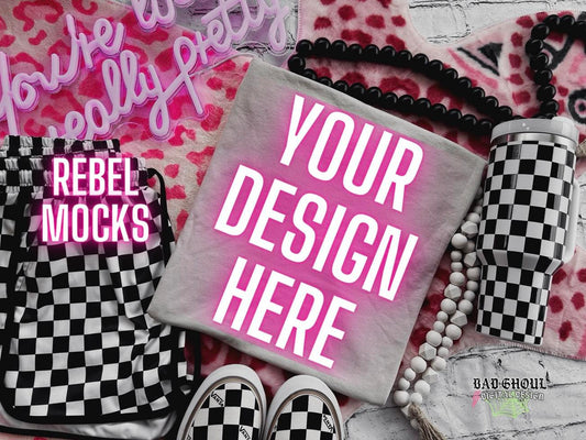 Sand Trendy Vibez Flat Lay Mock up Bundle 2 Mocks