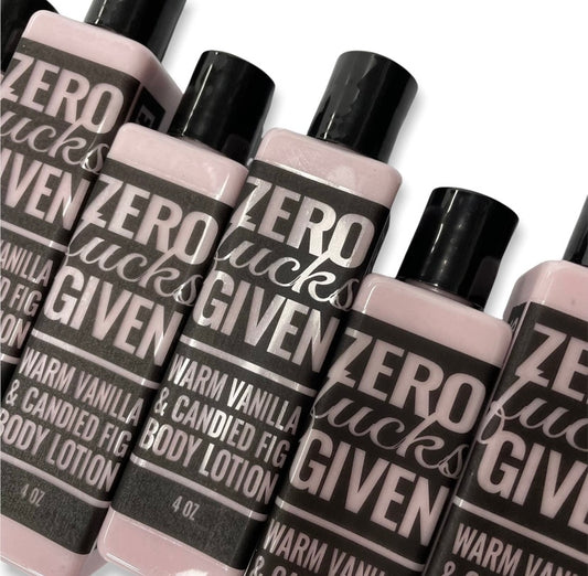 Zero F’s Given Lotion