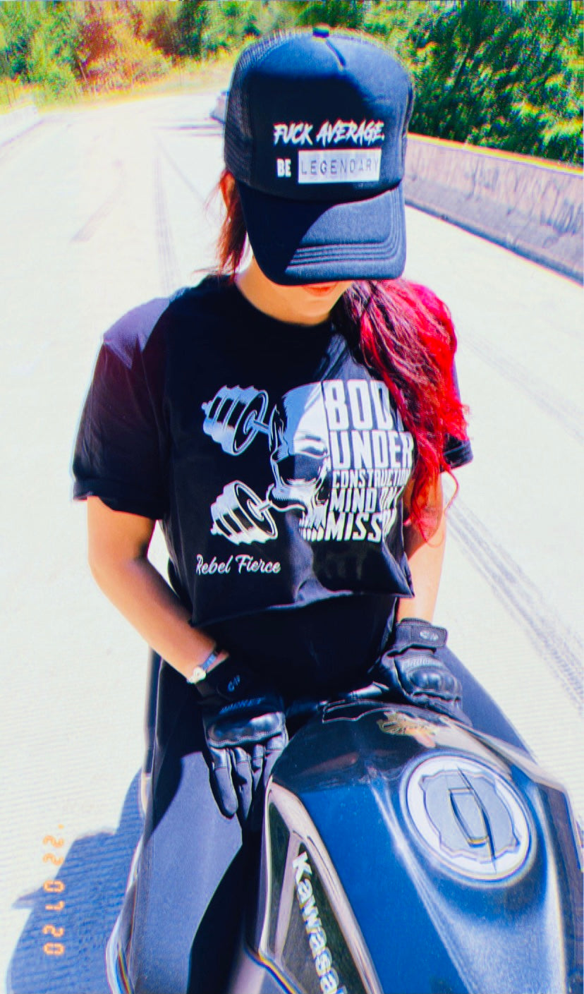 Fuck Average Be Legendary Trucker Hat