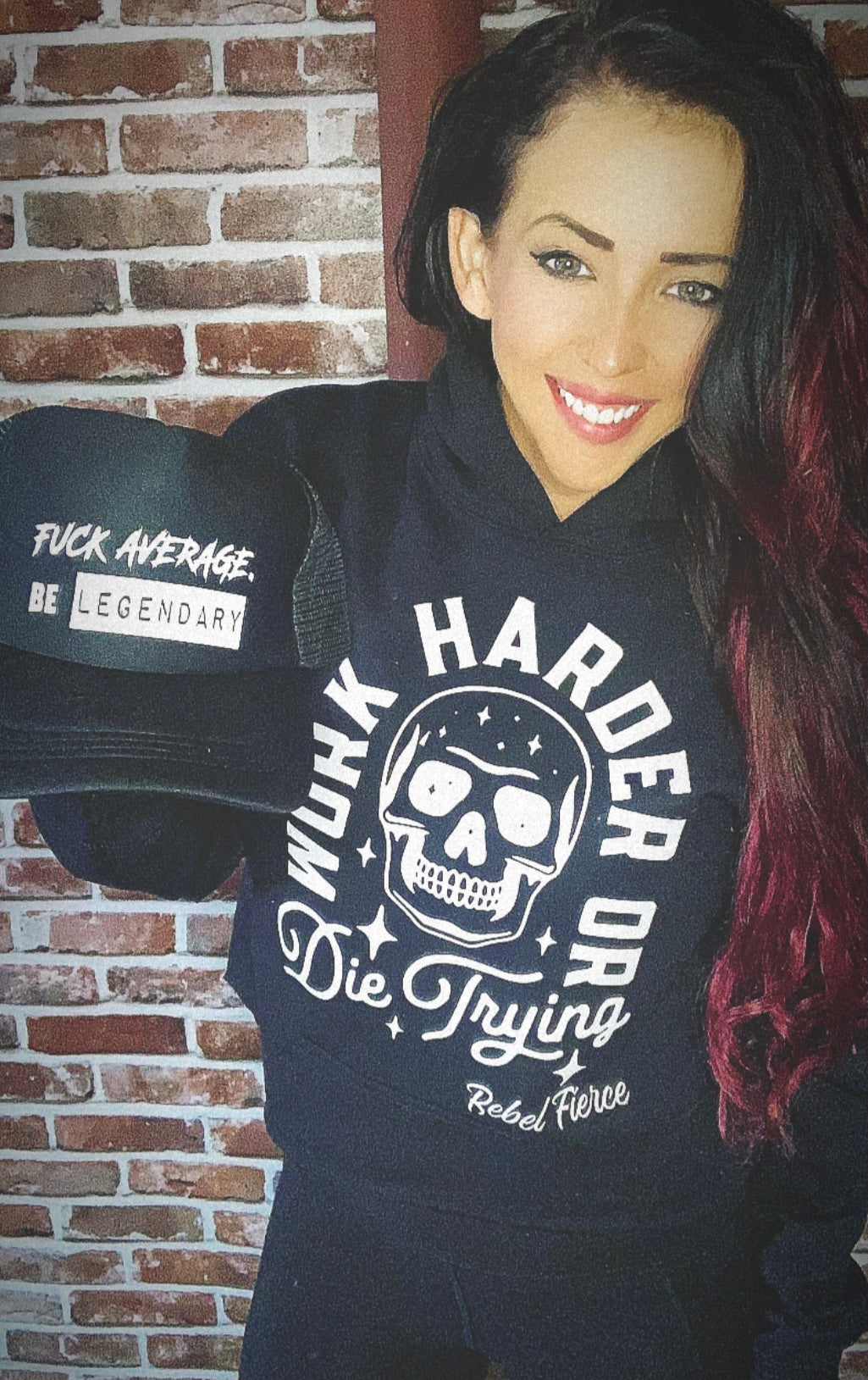 Fuck Average Be Legendary Trucker Hat